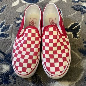 red checkered vans